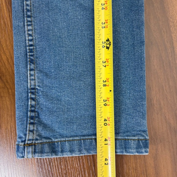 Free Planet Mens Sustainable Denim Jeans Blue Straight Fit Size 34x30.5 - Picture 11 of 12